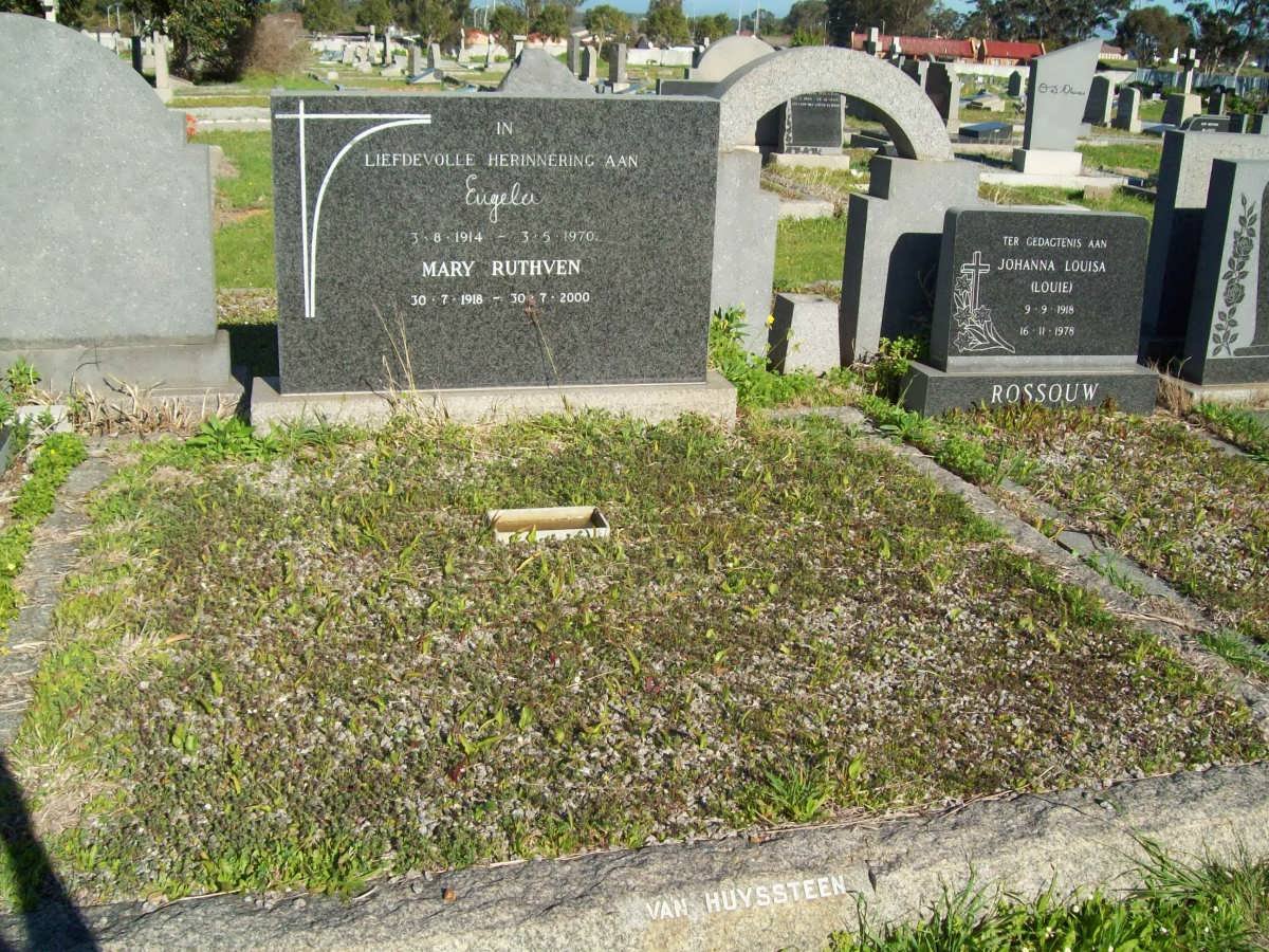 HUYSSTEEN Engela, van 1914-1970 :: VAN HUYSSTEEN Mary Ruthven 1918-2000