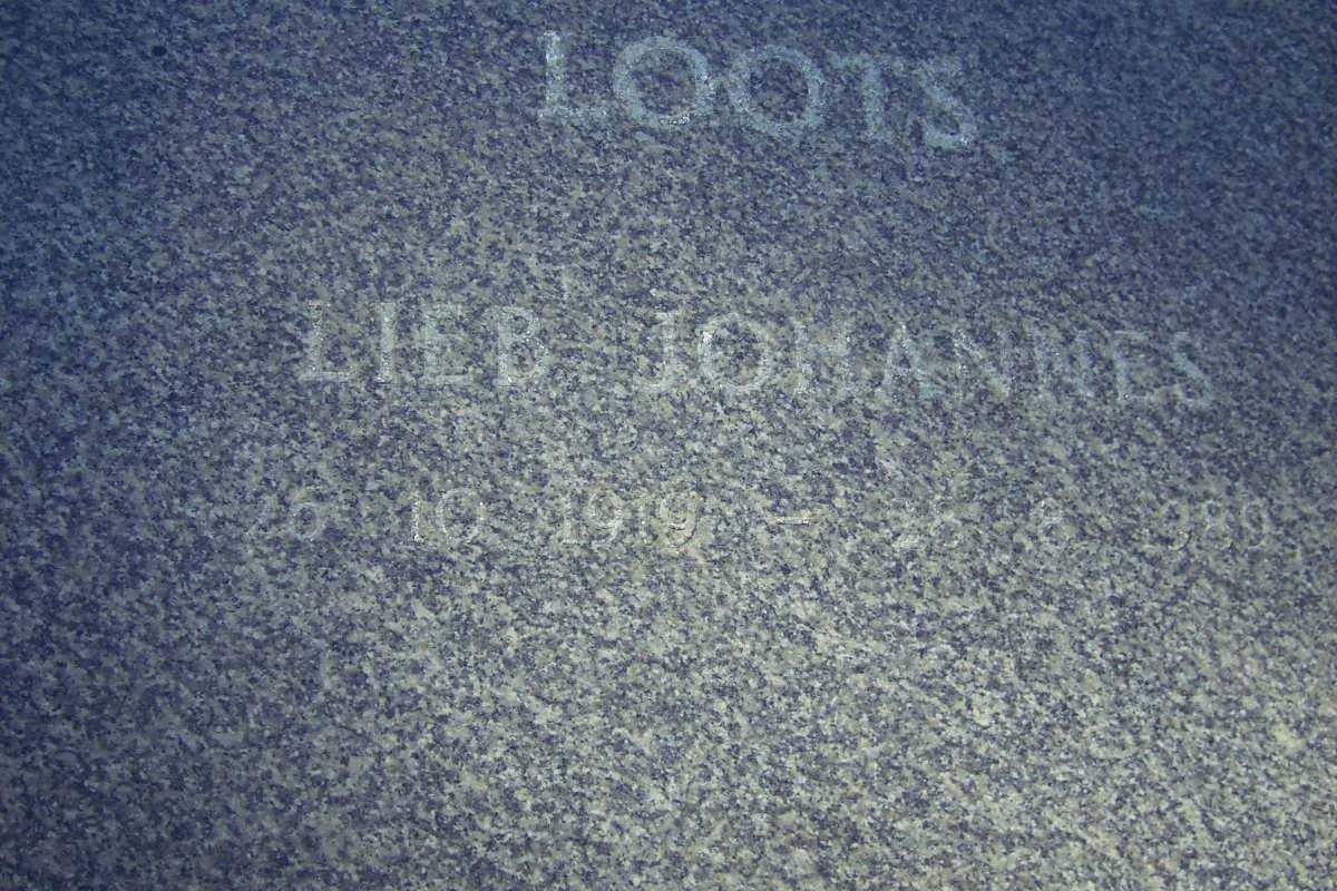 LOOTS Lieb Johanes 1919-1989