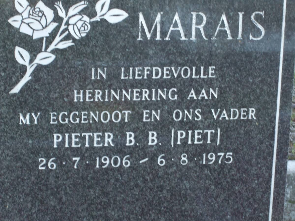 MARAIS Pieter B.B. 1906-1975