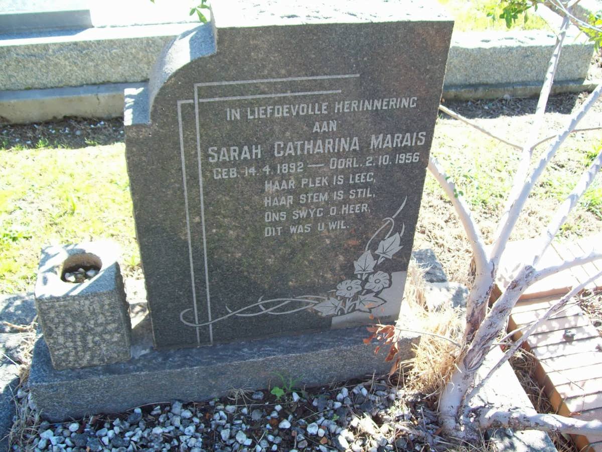 MARAIS Sarah Catharina 1892-1956