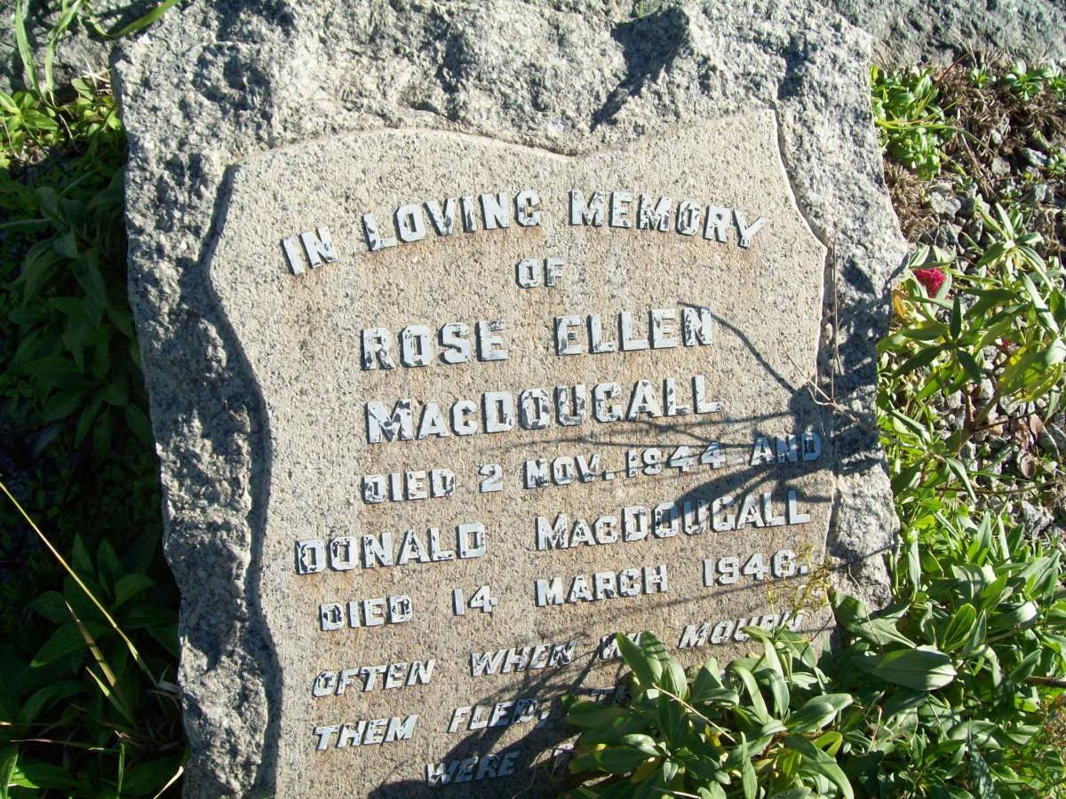 MacDOUGALL Donald -1946 &amp; Rose Ellen -1944