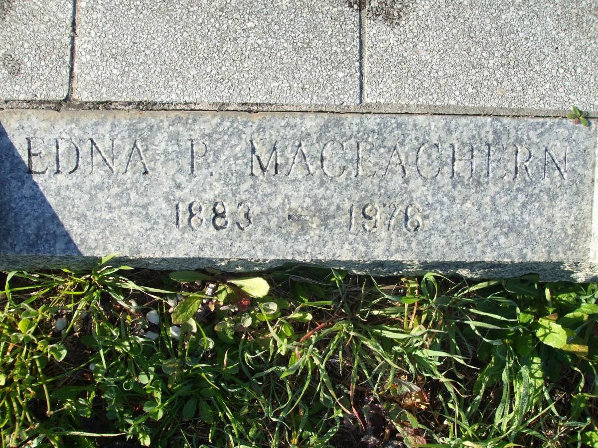 MACLEACHER Edna P. 1883-1976