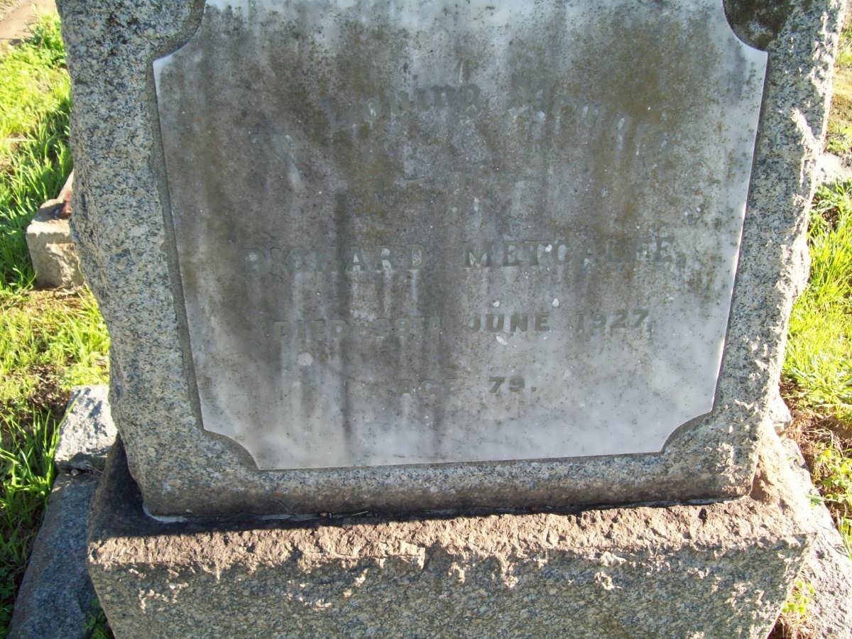METCALFE Richard -1927