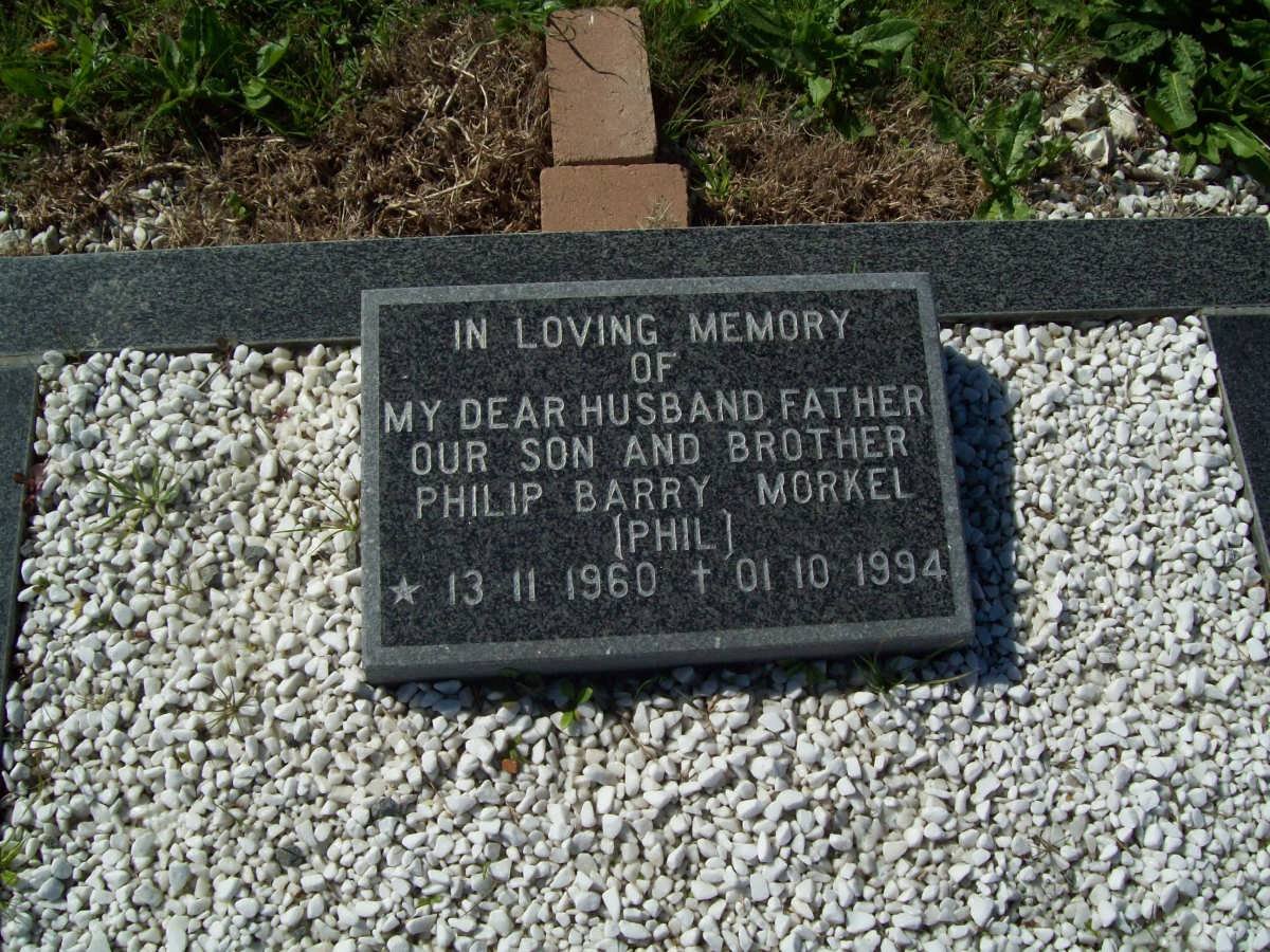 MORKEL Philip Barry 1960-1994