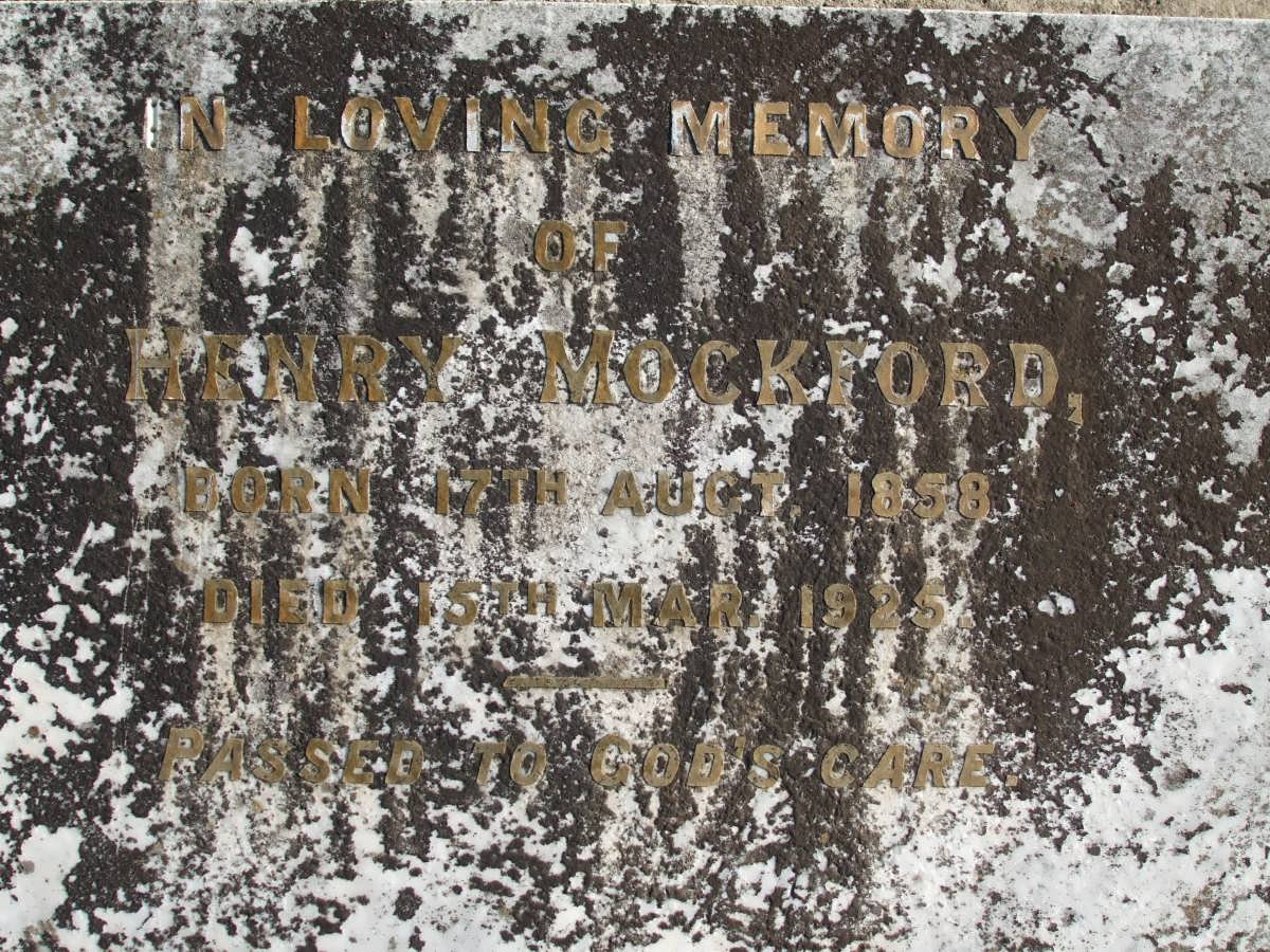 MOCKFORD Henry 1858-1925