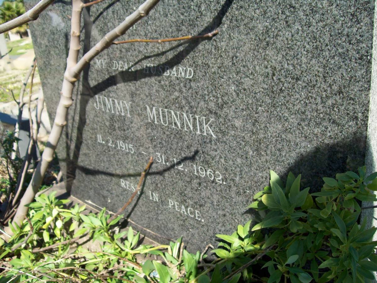 MUNNIK Jimmy 1915-1962
