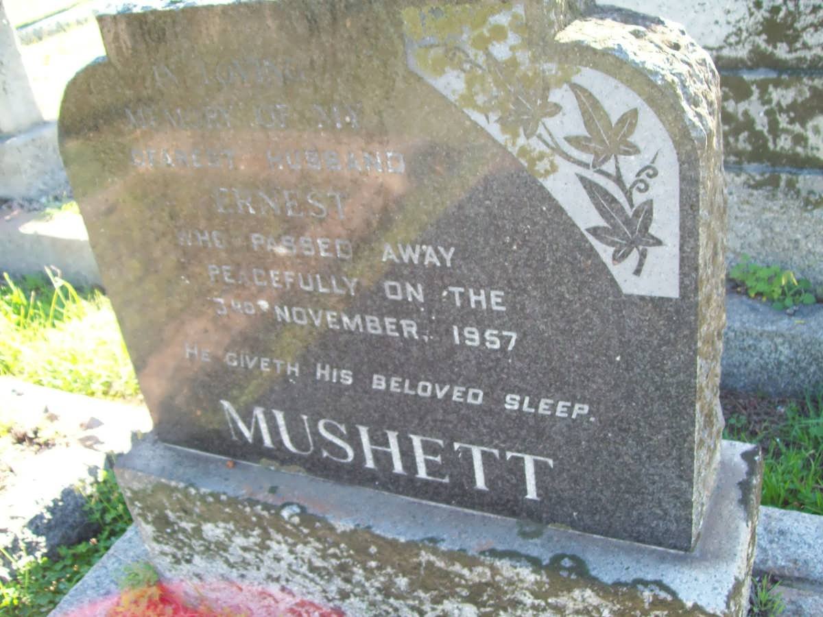 MUSHETT Ernest -1957