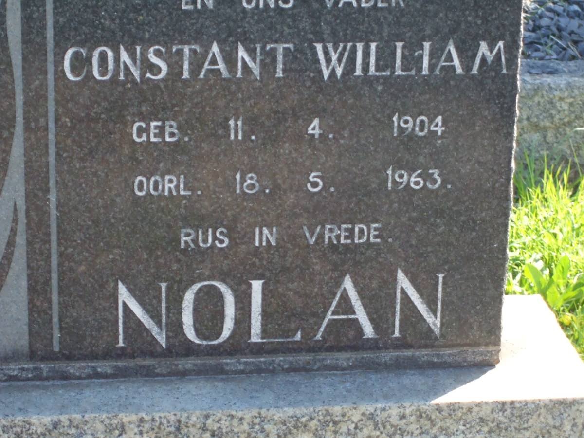 NOLAN Constant William 1904-1963