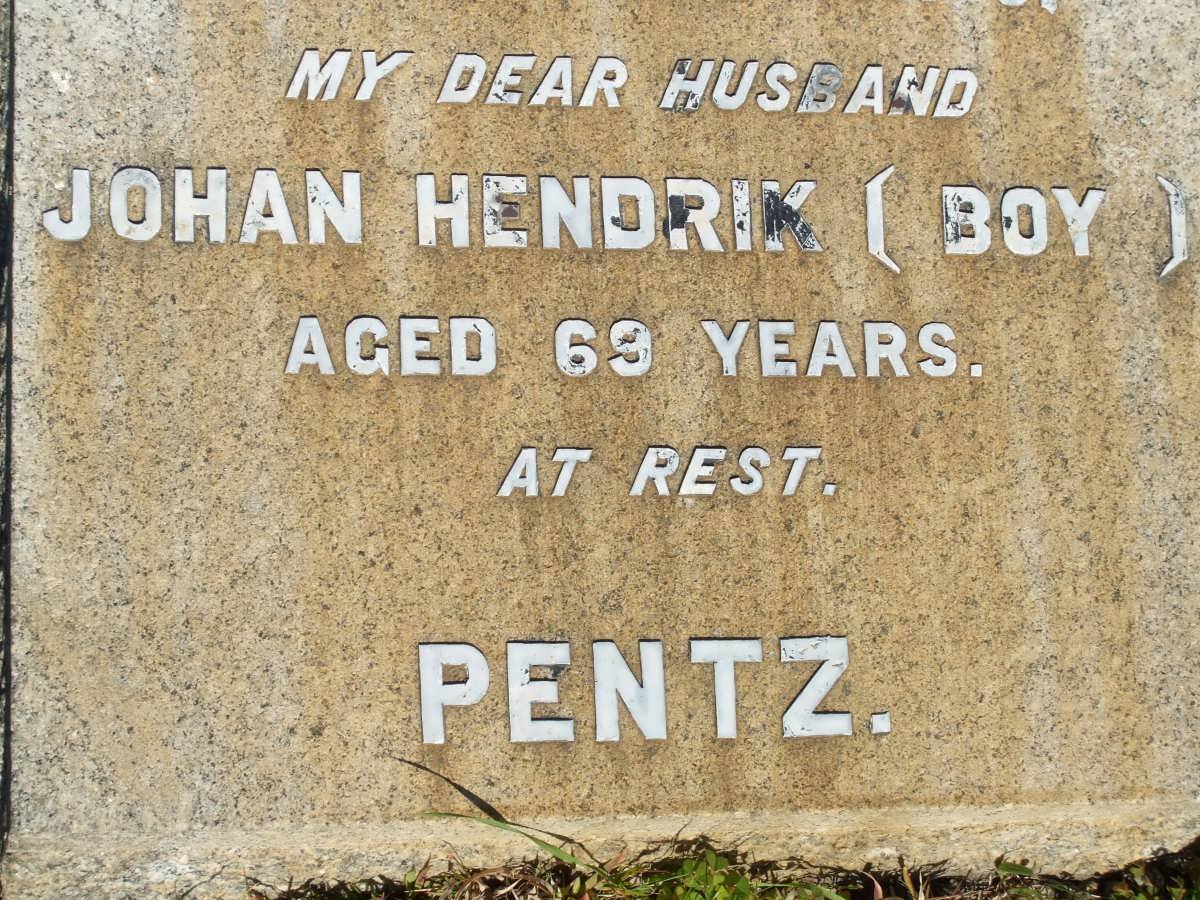 PENTZ Johan Hendrik