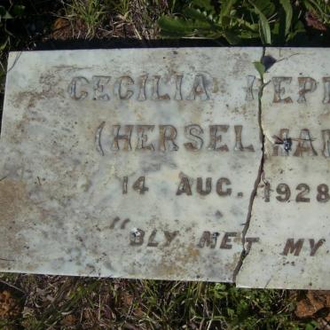 PEPLER Cecilia nee HERSELMAN -1928