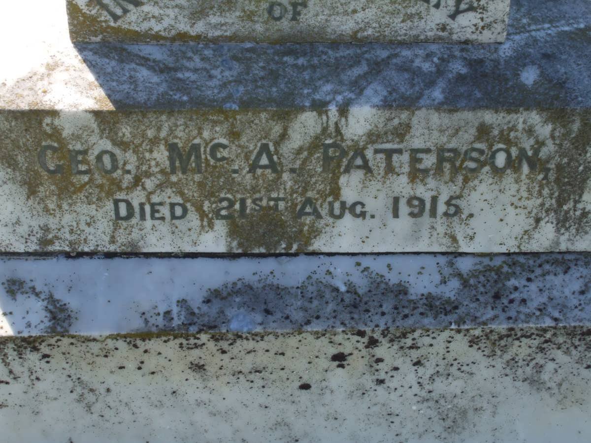 PATERSON G.Mc.A. -1915