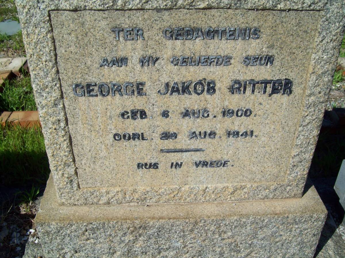 RITTER George Jakob 1900-1941