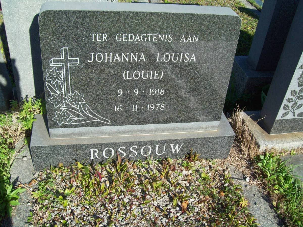ROSSOUW Johanna Louisa 1918-1978