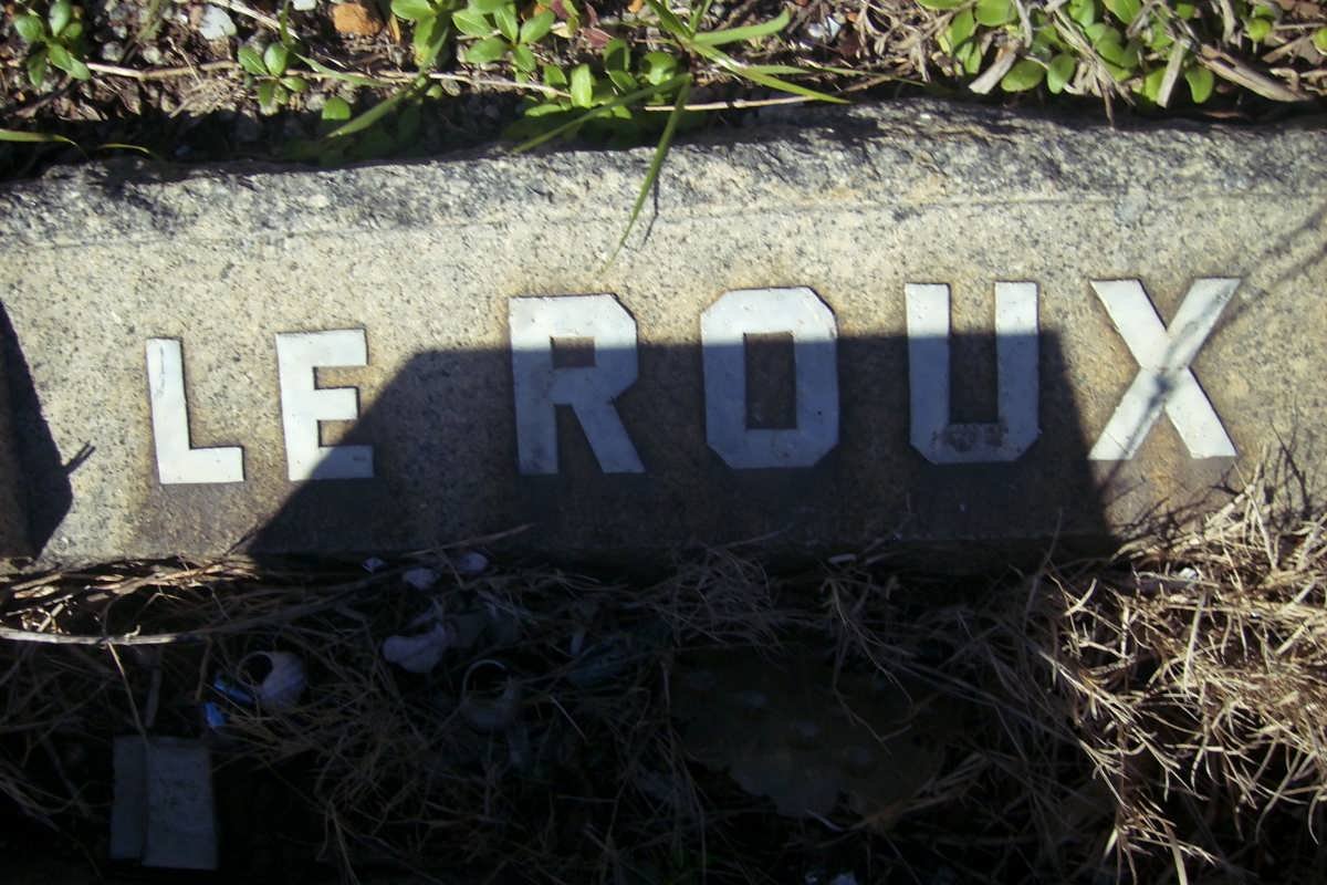 ROUX Pieter Abraham, le 1871-1943 &amp; Elizabeth Maria ROUX 1876-1962