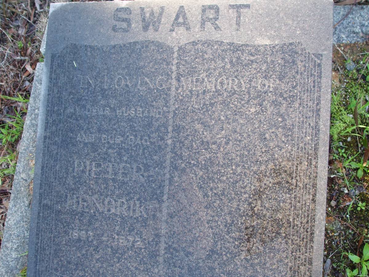 SWART Pieter Hendrik 1897-1972
