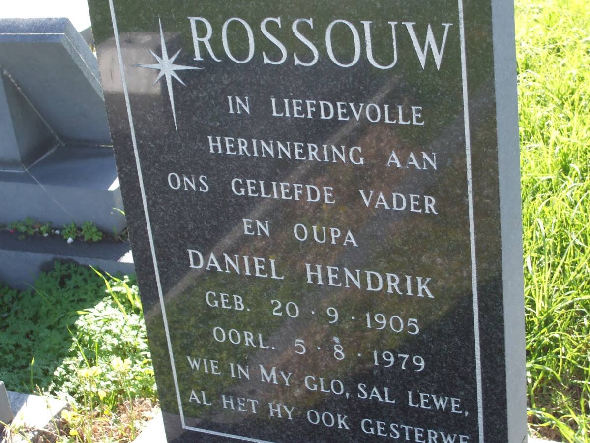 ROSSOUW Daniel Hendrik 1905-1979