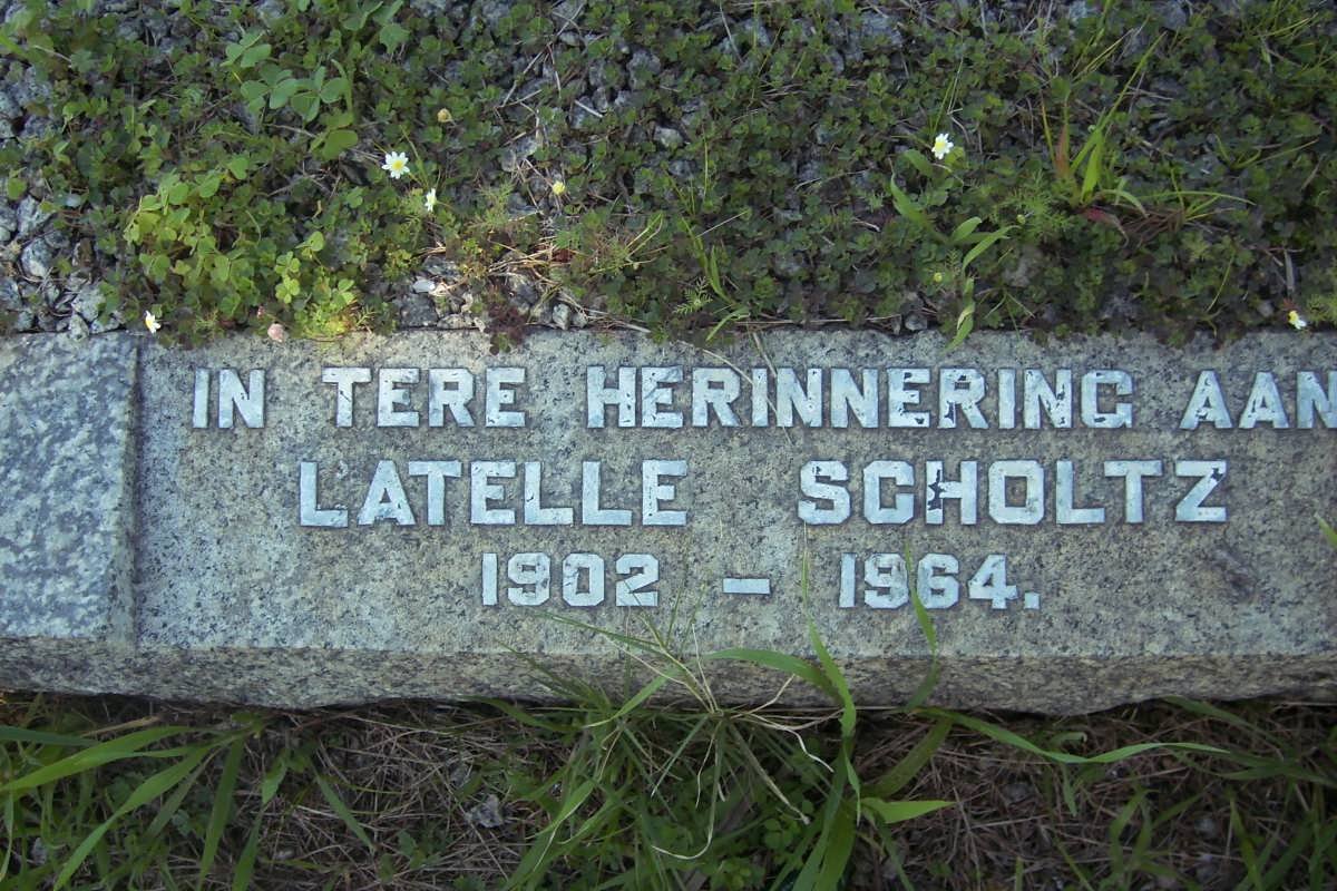 SCHOLTZ Wynand Johannes 1894-1938 &amp; Latelle 1902-1964