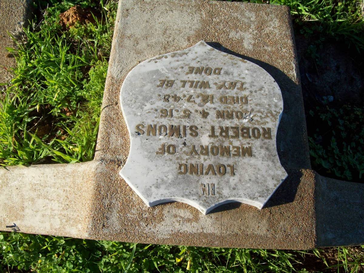 SIMONS Robert 1916-194?