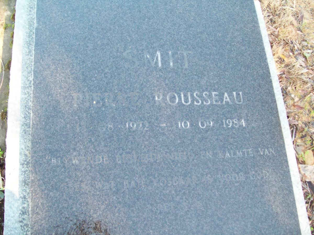 SMIT Pierre Rousseau 1922-1984
