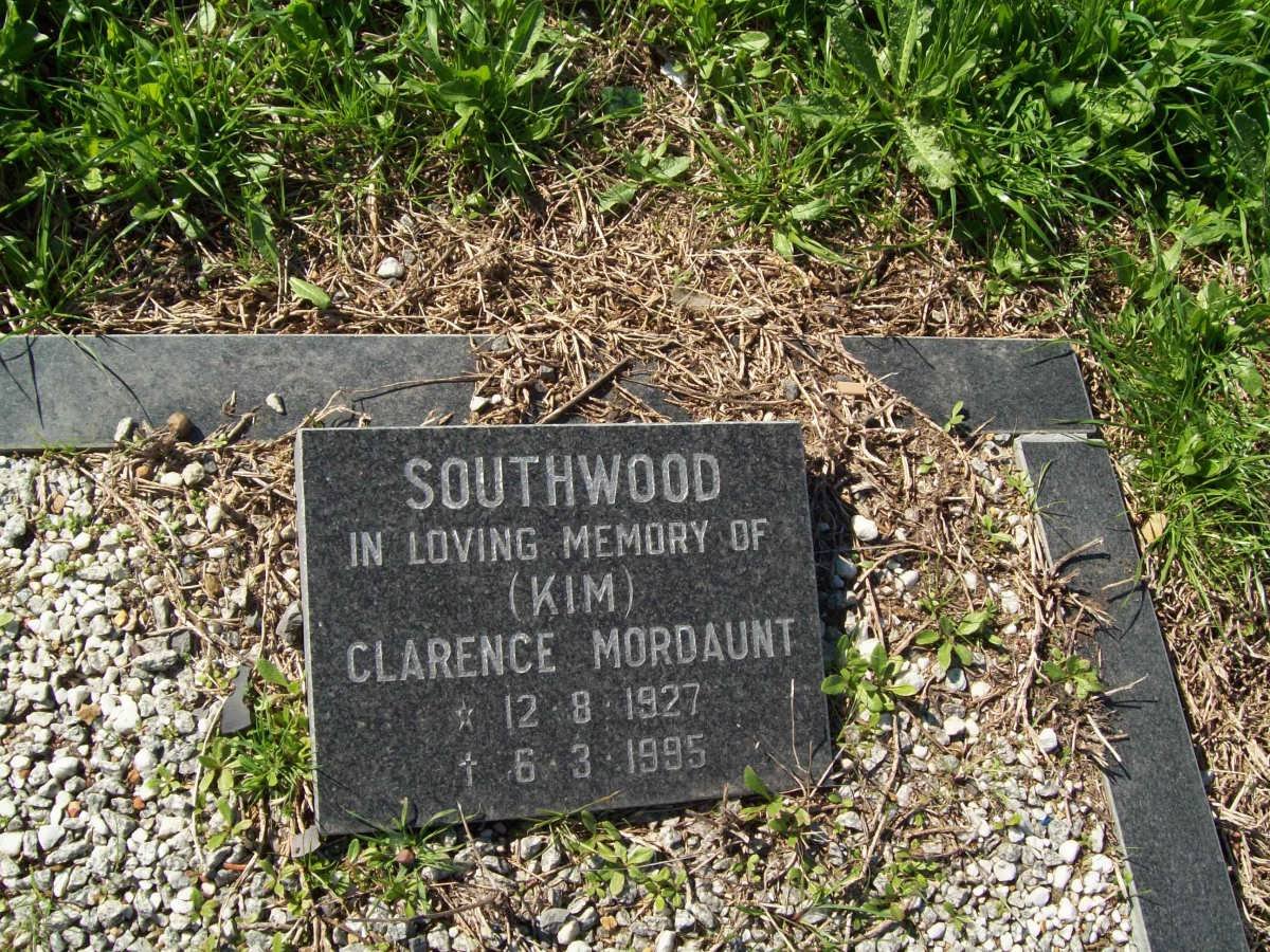 SOUTHWOOD Clarence Mordaunt 1927-1995