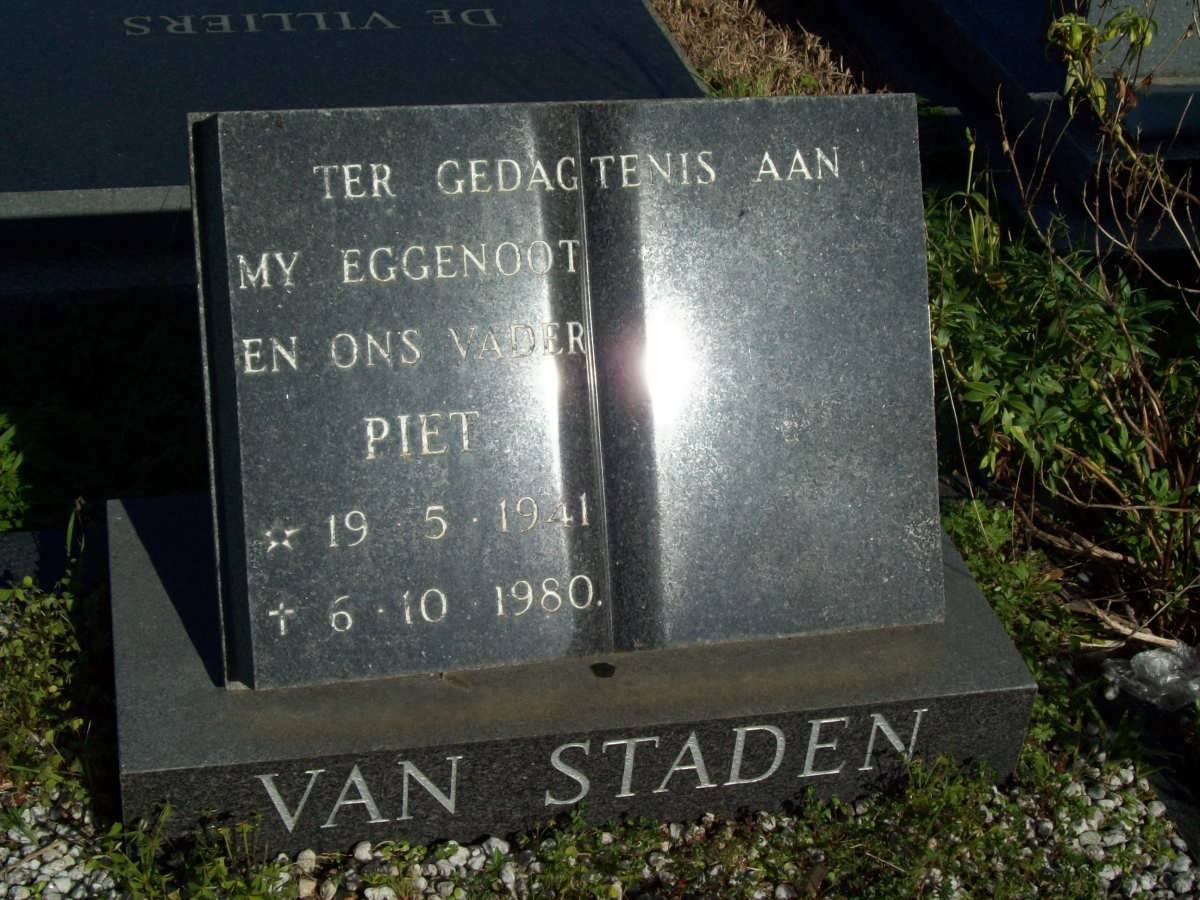 STADEN Piet, van 1941-1980