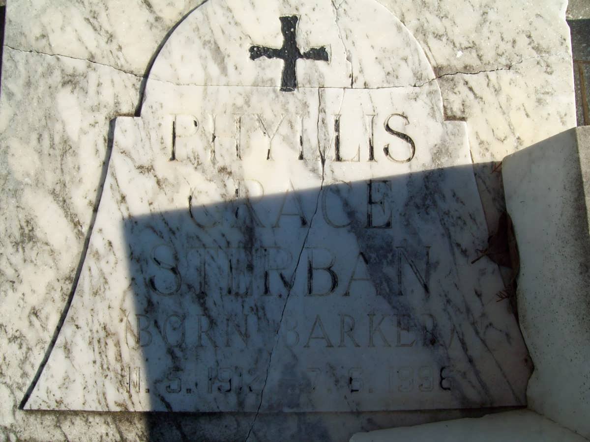 STERBAN Phyllis Grace nee BARKER 1912-1996