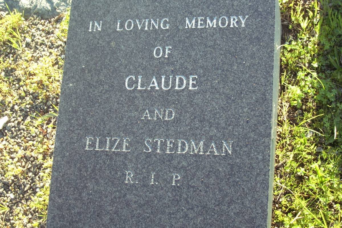 STEDMAN Claude &amp; Elize