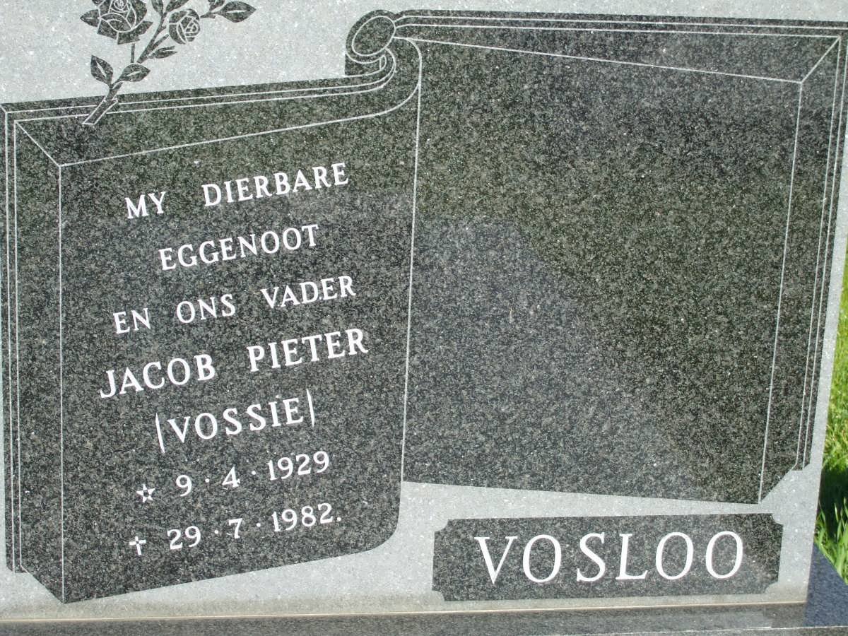 VOSLOO Jacob Pieter 1929-1982