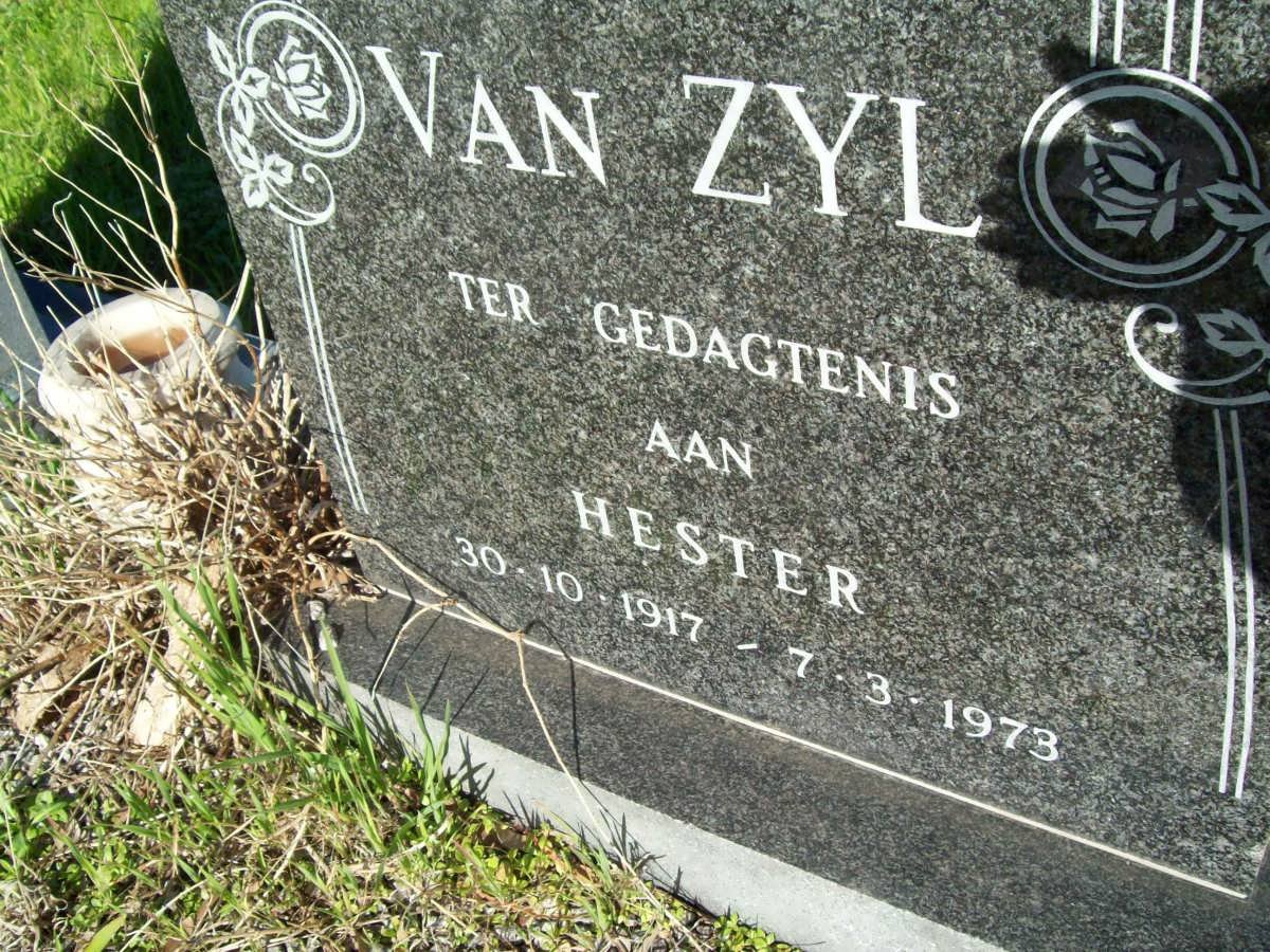 ZYL Hester, van 1917-1973